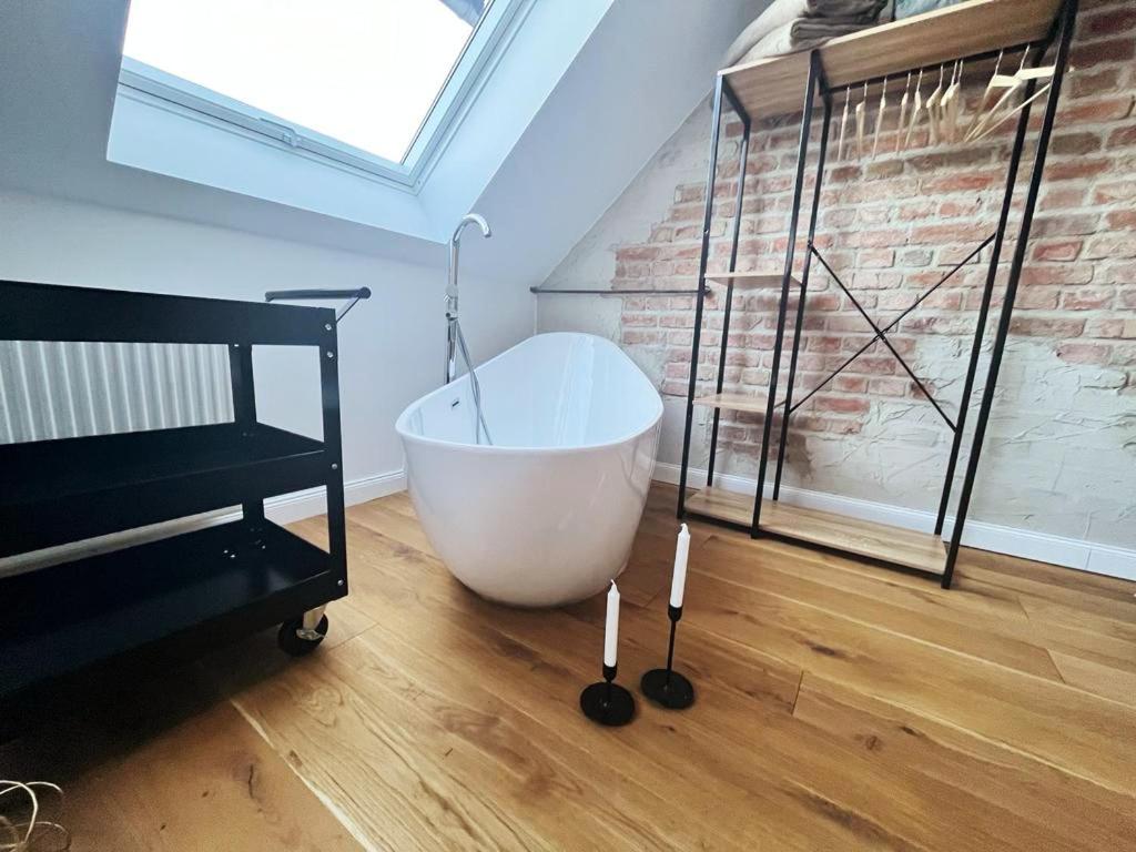 Ferienloft Ottos Werkstatt Mit Saunafass Dannenfels Exteriér fotografie